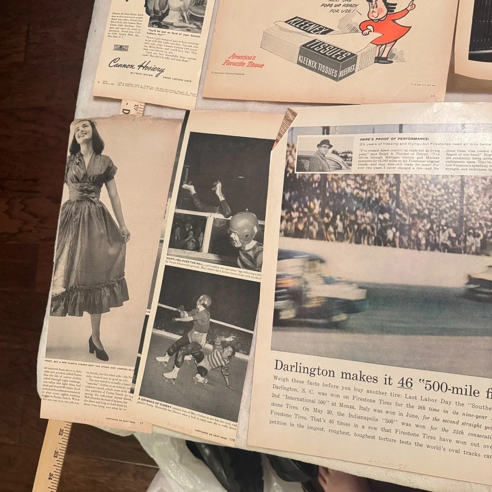 Life magazine 1940s Print Ads Jean Harlow Remington Little Lulu Eureka‎
